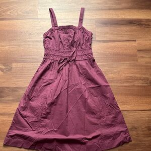 Elegant Women's Dress in Burgundy